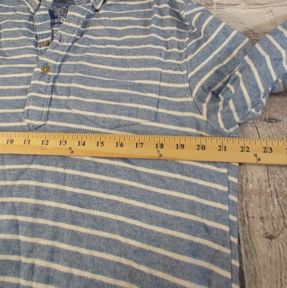 The Nutter by Chubbies Tunic Pullover Striped Tunic Nautical Shirt Blue White M - Picture 6 of 13